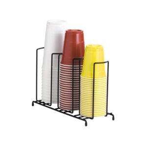 wire rack 3 section dispenser